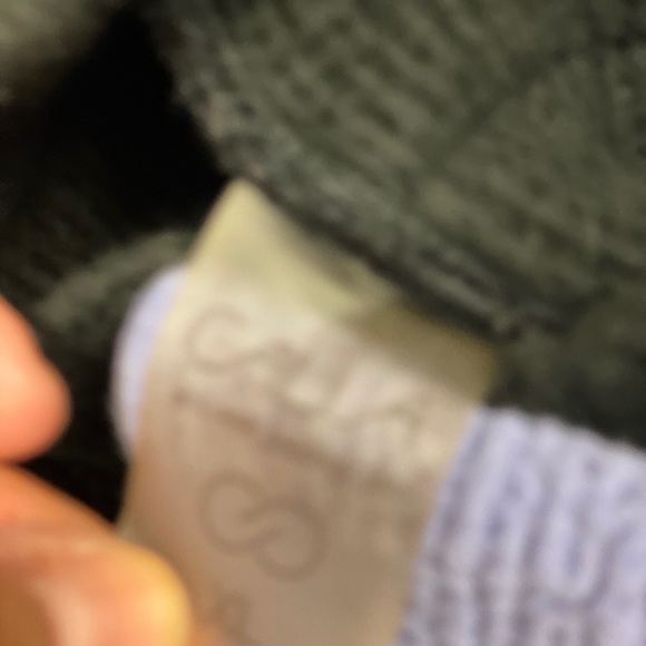 CALIA cozy funnel neck sweatshirts, black and cloud blue, size XL - Picture 3 of 6